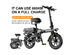 48V fast folding mountain bicycle aluminum alloy 18650 lithium battery 14 inch high speed E-bike