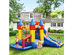 Costway Inflatable Bounce House Slide Bouncer Kids Castle Jumper w/ Balls & 780W Blower