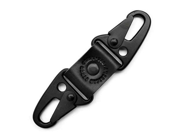 American Bench Craft Dual Snap Key Fob (Black)