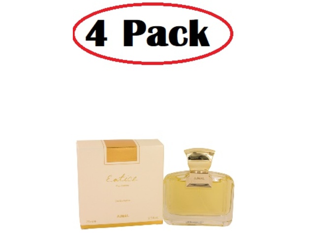 4 Pack of Ajmal Entice by Ajmal Eau De Parfum Spray 2.5 oz