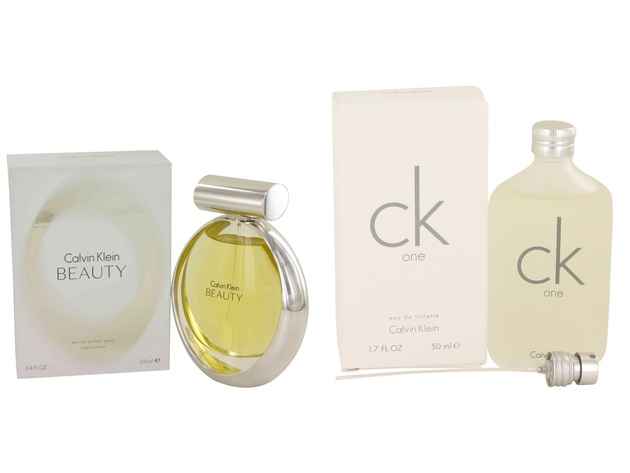 barrière blaas gat Vermoorden Gift set Beauty by Calvin Klein Eau De Parfum Spray 3.4 oz And CK ONE EDT  Pour/Spray (Unisex) 1.7 oz | Joyus