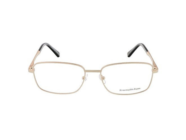 Zegna EZ5021-029 Optics Mens Eyeglasses Gold Black Frames - Gold Black