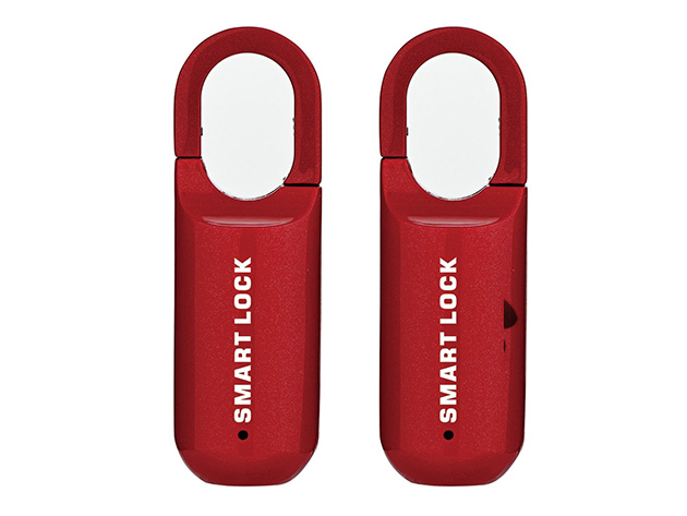 Mini Smart Fingerprint Padlock (2-Pack)