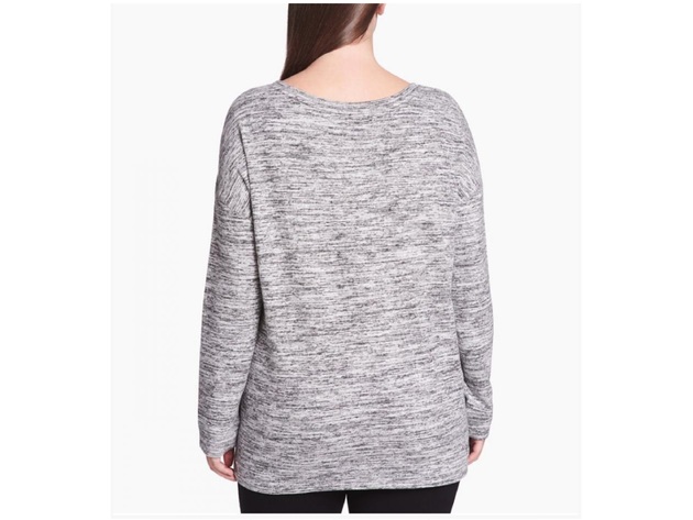 Calvin Klein Performance Women's Plus Size Sweatshirt Grey Size Extra Large