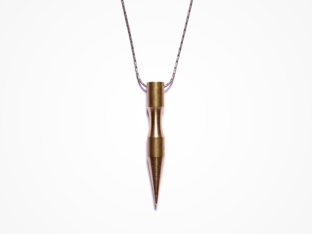 "Future Bullet" Large Spike Necklace