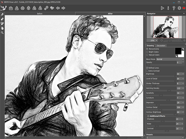 Akvis Draw Pencil Sketch Software: Lifetime License (Business) | Gadget