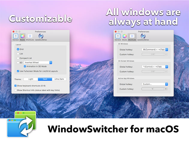 3D WindowSwitcher for Mac: Lifetime License