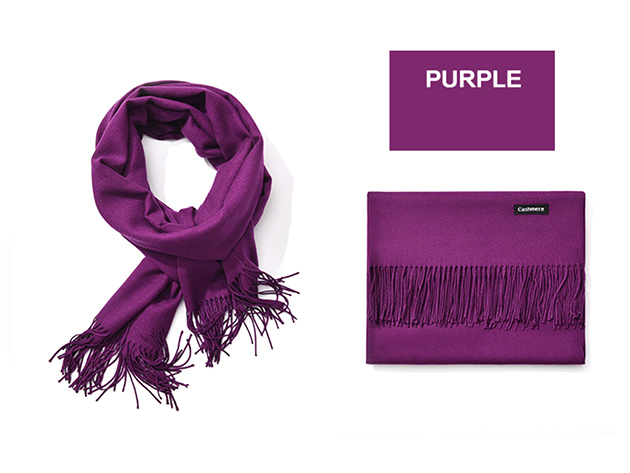 Magenta Cashmere Scarf