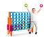 Costway Jumbo 4-to-Score 4 in A Row Giant Game Set Indoor Outdoor Kids Adults Family Fun - Blue/Orange