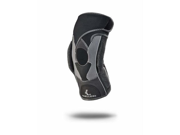 Mueller Hg80 Premium Left or Right Knee Brace with Hinge and Adjustable Straps, X-Large: 18 Inches - 20 Inches, Black