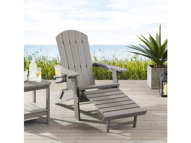 Cal Adirondack Chair Light Grey