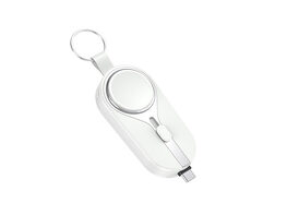 iCharge Nano 2000mAh Keychain USB-C Power Bank & Apple Watch Charger