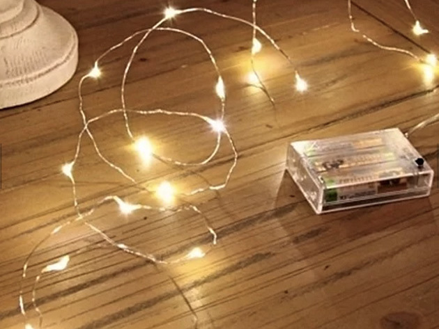 Micro LED Strings with Super Bright and Warm Lights: 2 Sets