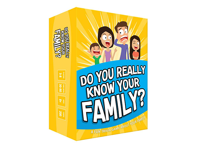 "Do You Really Know Your Family?" Card Game