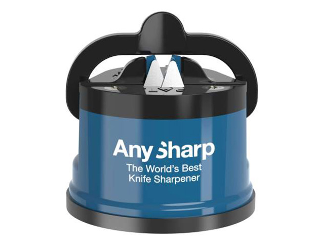 AnySharp Editions Sharpener (2-Pack/Global Blue & Global Silver)