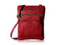 Ultra-Soft Leather Crossbody Bag - Red