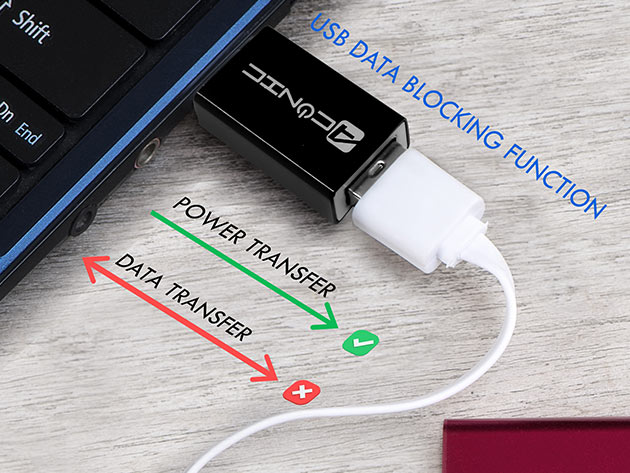 USB Anti-Data Hacker Charging Adapter