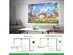 LED Pico Video Projector for Home & Theater with HDMI USB Interfaces and Remote Control