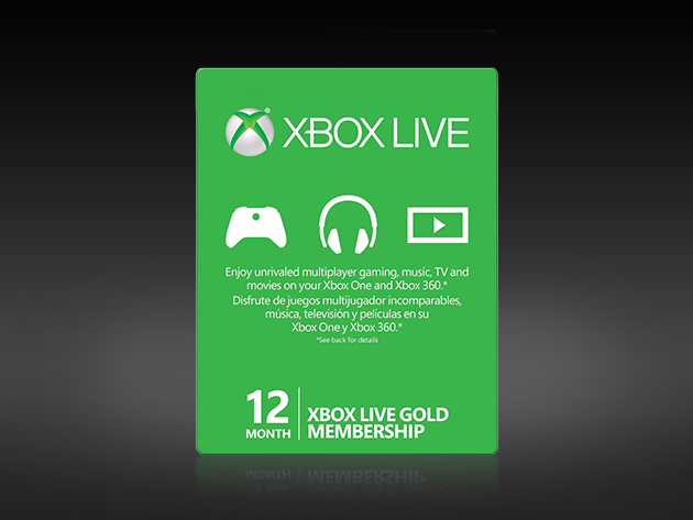 Xbox Live Gold: 12-Month Subscription