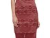 Guess Women's Lace Illusion Halter Dress Red Size 2