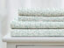 4-Piece Floral Print Microfiber Sheet Set (Chamblee Blue/King)