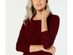 Karen Scott Women's Textured-Stripe Sweater Red Size Large