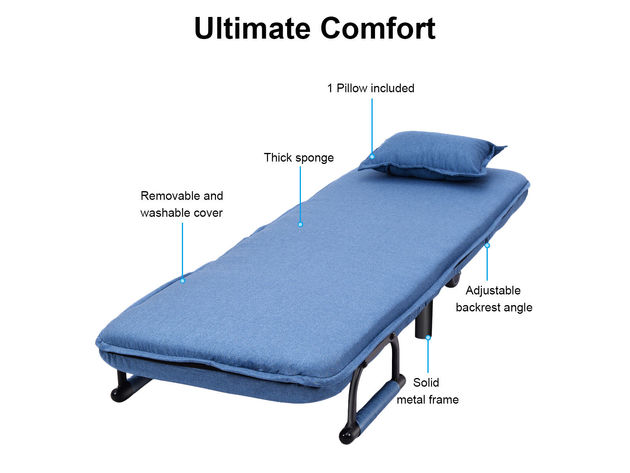 costway sofa futon bed sleeper couch convertible mattress