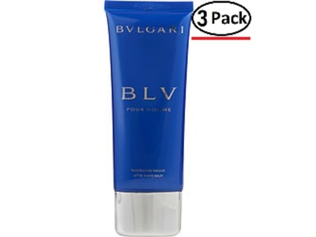 BVLGARI BLV by Bvlgari AFTERSHAVE BALM 3.4 OZ (TUBE) for MEN ---(Package Of 3)