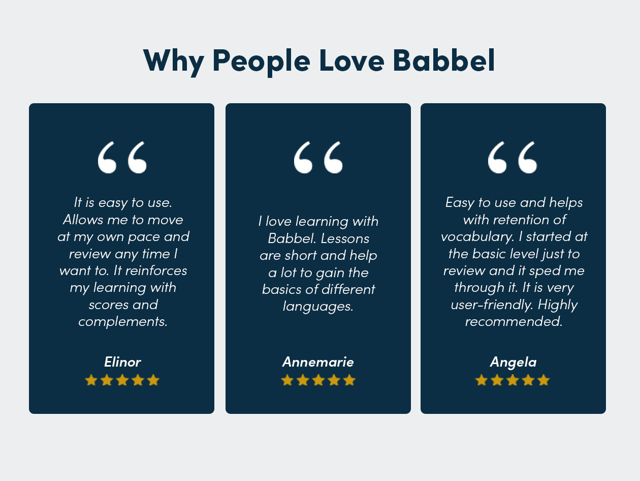 Babbel Language Learning: Lifetime Subscription (All Languages)