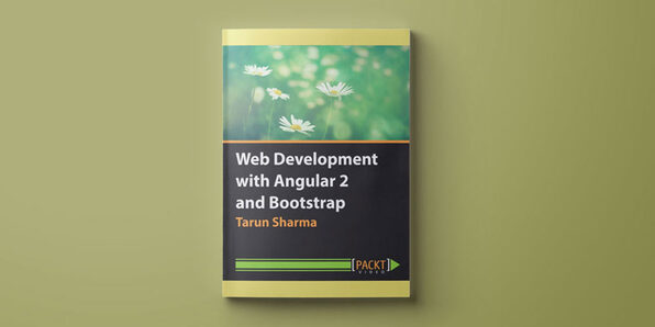 Web Development with Angular 2 and Bootstrap - Product Image
