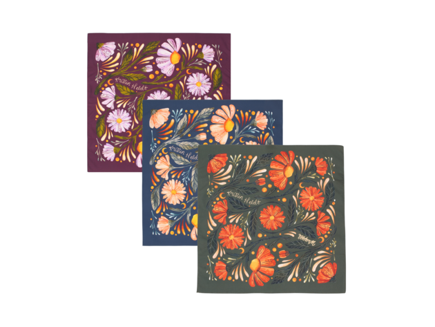 The Wildflower Bundle | 3 Furoshiki Wraps