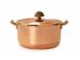 Copper Dutch Oven 10.4 qt with Flower Lid 