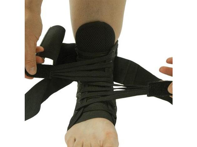 Comfortland Tour Ankle Brace- Quick Lace, X-Small: 10 Inches - 11 Inches, Black
