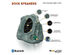 Sound Appeal SAFREE6GREY Free Rok Outdoor Rock Speakers (Pair) - Grey Slate