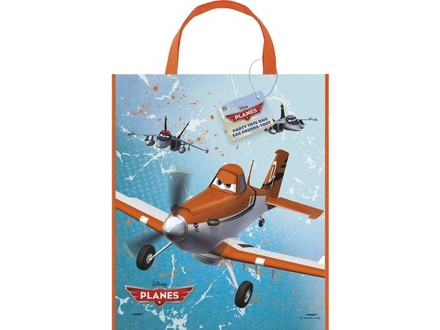 Large Plastic Disney Planes Goodie Bag, 13" x 11"