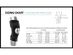 BioSkin Premium Bracing Lightweight Breathable Hinged Knee Skin Front Closure, Medium: 14 Inches - 16 Inches, Black