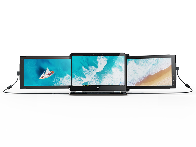 Mobile Pixels TRIO: Portable Triple Screen Laptop Monitor (2 Screens)