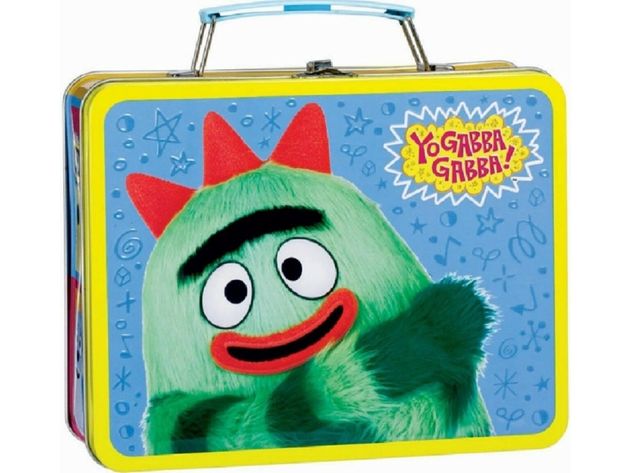 Party Favors - Yo Gabba Gabba - Collectible Tin Box - Yellow