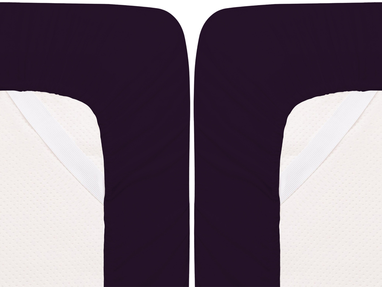 Super-Soft 1800 Series Bamboo Blend 6-Piece Sheet Set (Purple/Queen)