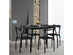 Costway 5 Piece Dining Set Table 30.0" And 4 Chairs Home Kitchen Room Breakfast Furniture Black - Black