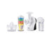 Costway 3 In 1 Electric Food Processor Citrus Juicer Frozen Dessert Maker Slicer Cutters - White