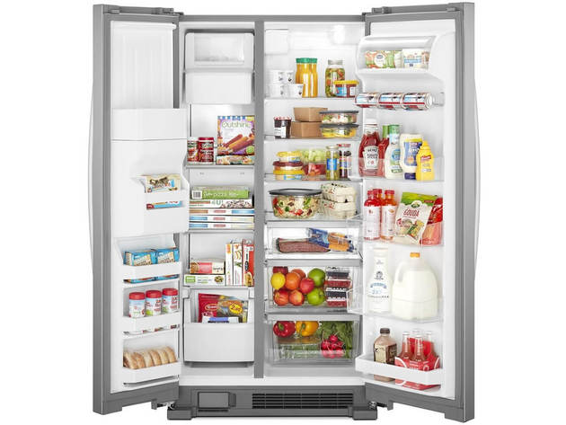 Whirlpool WRS321SDHZ 21 Cu. Ft. Stainless Side-by-Side Refrigerator