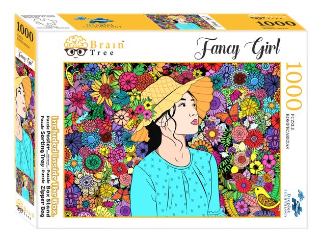 Fancy Girl Jigsaw Puzzles 1000 Piece