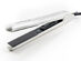 1.25" Flat Iron with Ionic Technology & Floating Ceramic Plates (Pearl White)