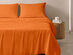 3-Piece Microfiber Sheet Set (Orange/Twin)