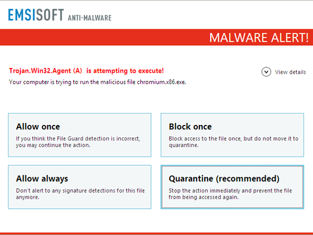 Emsisoft Anti-Malware Software for Windows: 1-Yr Subscription
