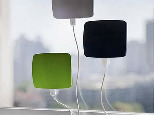Cling Bling Window Solar Charger (Green)