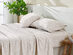 4-Piece Floral Print Microfiber Sheet Set (Diamond Gray/Full)