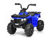 Costway Kids Ride On ATV Quad 4 Wheeler Electric Toy Car 6V Battery Power Led Lights - Blue