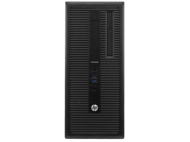 HP ProDesk 600G1 Tower Computer PC, 3.20 GHz Intel i5 Quad Core Gen 4, 8GB DDR3 RAM, 240GB SSD Hard Drive, Windows 10 Home 64 bit, BRAND NEW 24” Screen (Renewed)